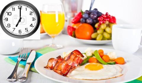 Ăn sáng lúc 7h để giảm cân nhanh nhất